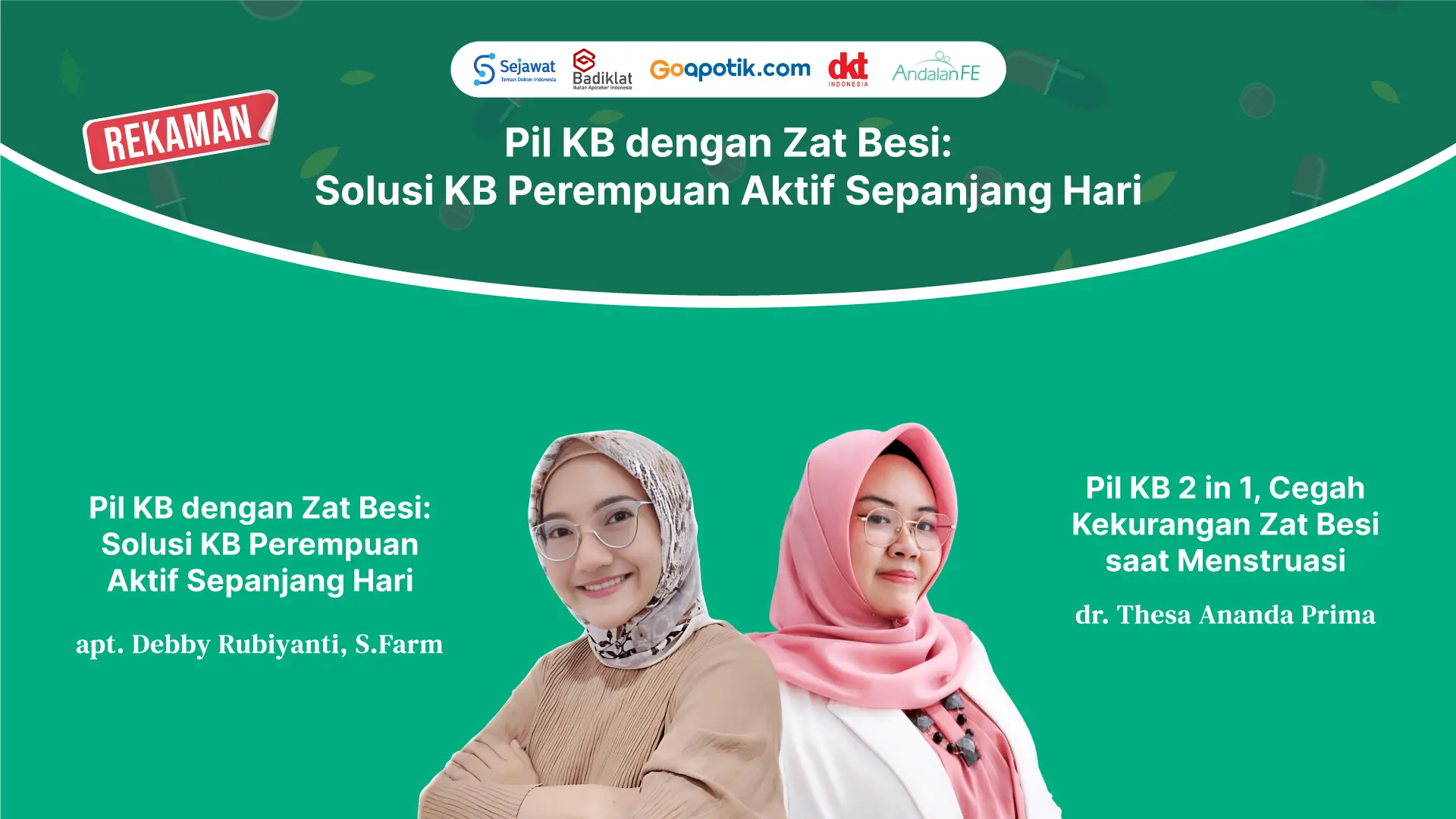 Pil KB dengan Zat Besi: Solusi KB Perempuan Aktif Sepanjang Hari