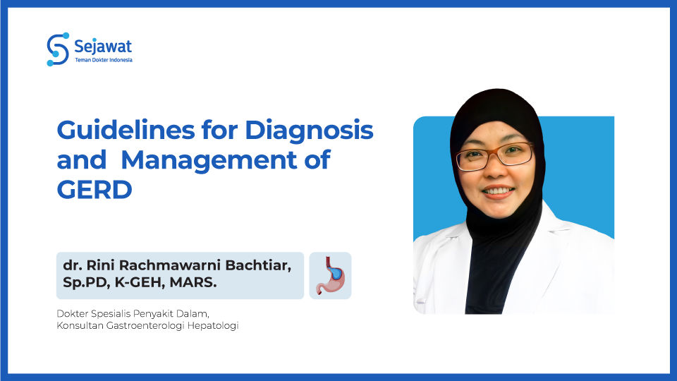 Guidelines for Diagnosis and Management of GERD