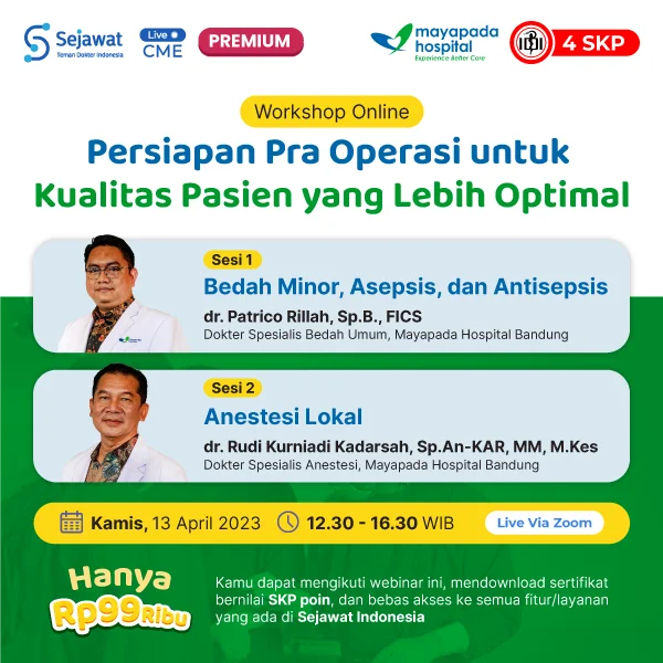 Workshop Online: Persiapan Pra Operasi untuk Kualitas Pasien yang Lebih Optimal